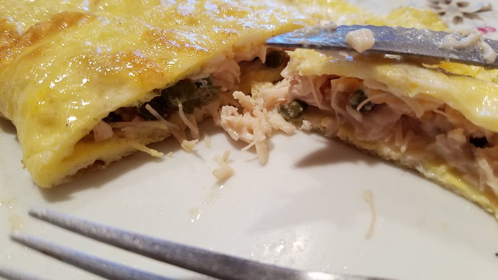 Chicken Salad Omelette