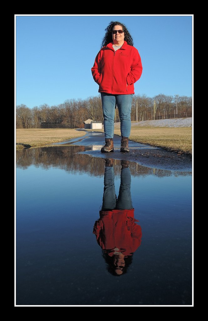 Jeanne at the Old Farm House