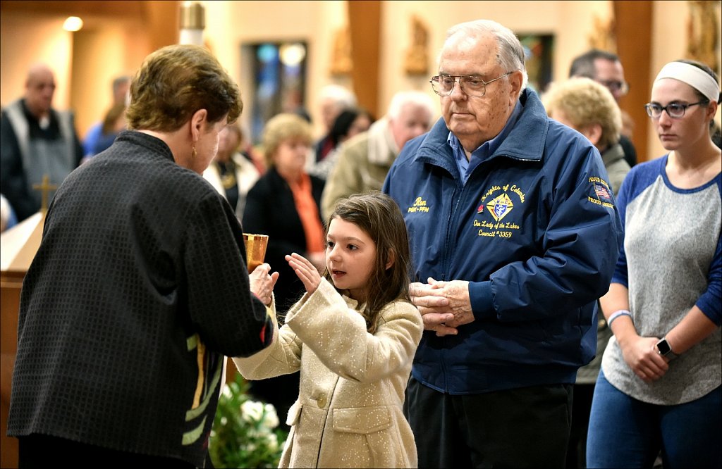 Receiving The Precious Blood