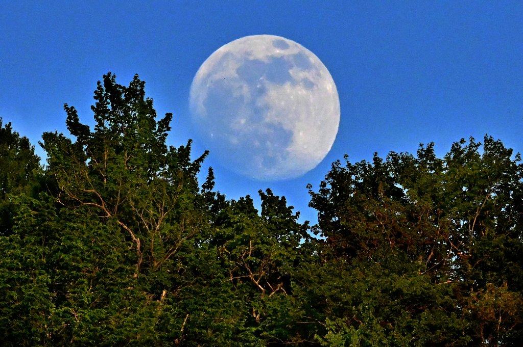 Moon Over Mountain