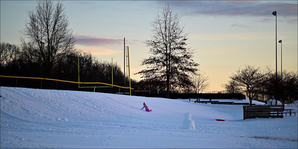 Winter Evening at Turkey Brook Park