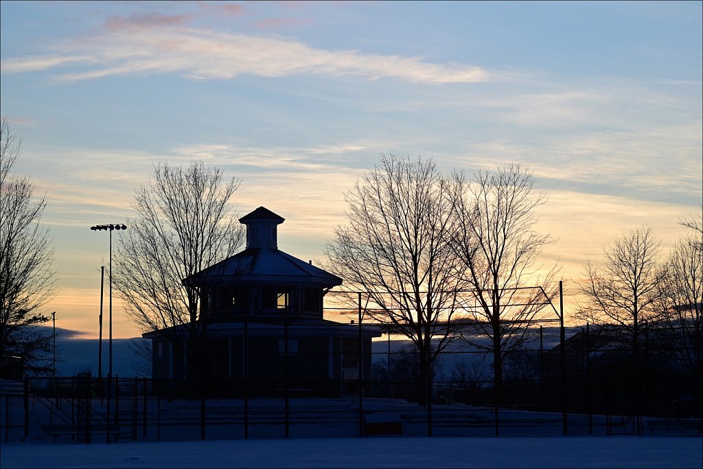 Winter Evening at Turkey Brook Park